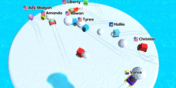 Snow War io Gameplay